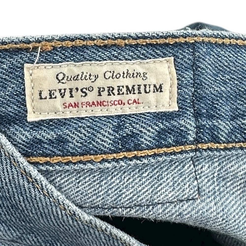 Levi's jeans Premium High Loose Jeans ripped knees distressed y2k 90's frayed 28 - Picture 11 of 11